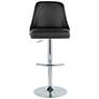 7_Studded Marcel Black Adjustable Swivel Bar Stools Set of 2 more views