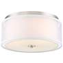 1_Studio 5 16" Wide Polished Nickel Drum Ceiling Light