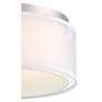2_Studio 5 16" Wide Polished Nickel Drum Ceiling Light more views