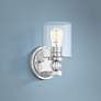 1_Studio 5 9 1/2" High Polished Nickel Wall Sconce