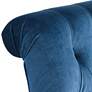 6_Studio 55 Dillan 21 1/2" Wide Blue Tufted Dining Chairs Set of 2 more views