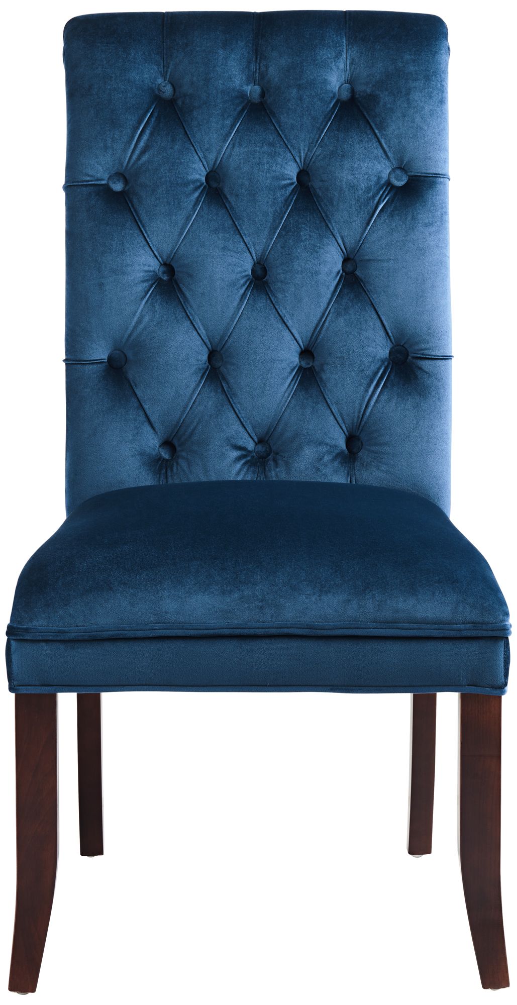 Studio 55 Dillan 21 1/2" Wide Blue Tufted Dining Chairs Set of 2 in scene