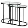 Thumbnail2 of Studio 55 Evie 24" Wide Black Nesting Tables Set of 2