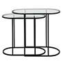 Thumbnail3 of Studio 55 Evie 24" Wide Black Nesting Tables Set of 2 more views