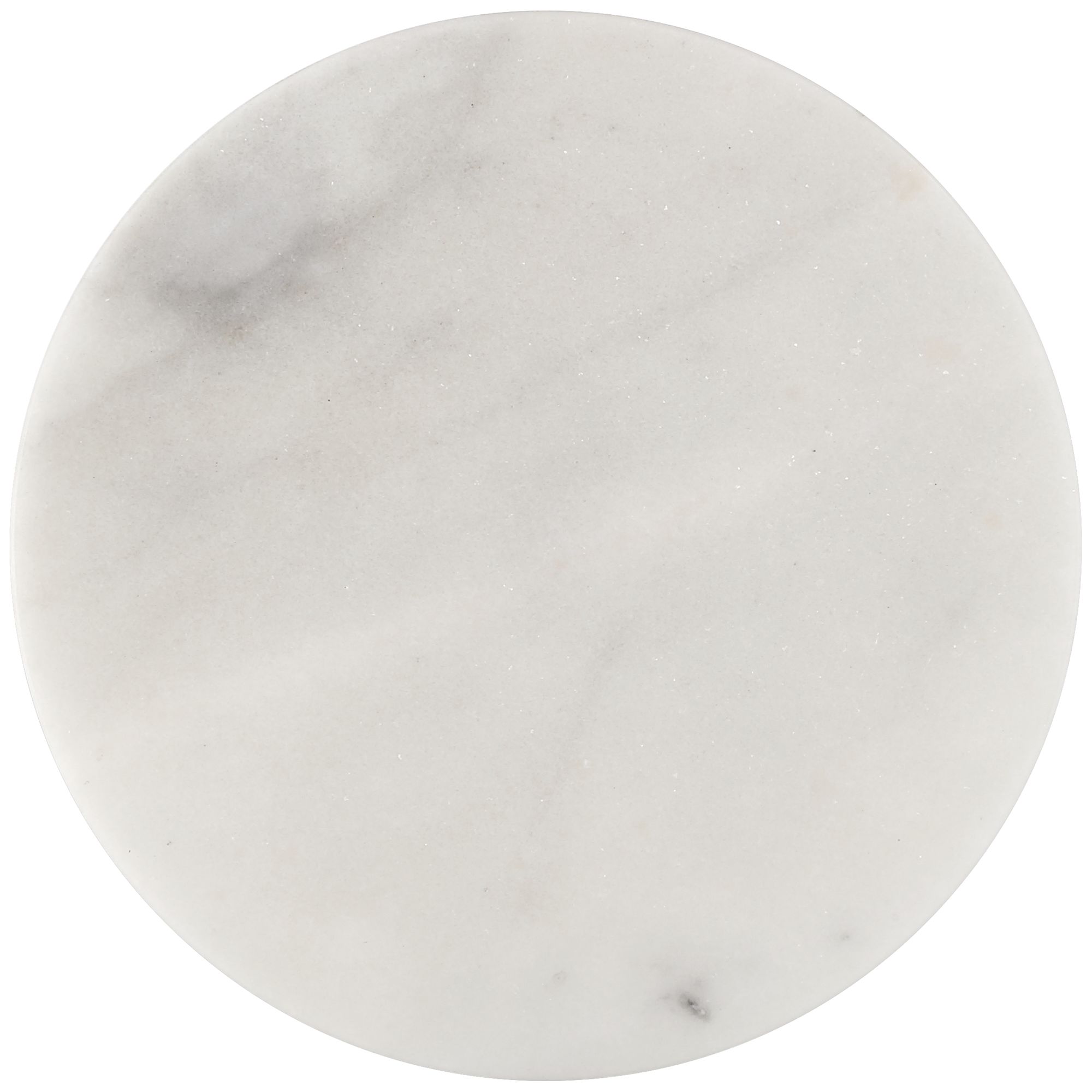 Image 6 Studio 55 Mesita 24" End Table White Marble Top with Gold Finish Base more views