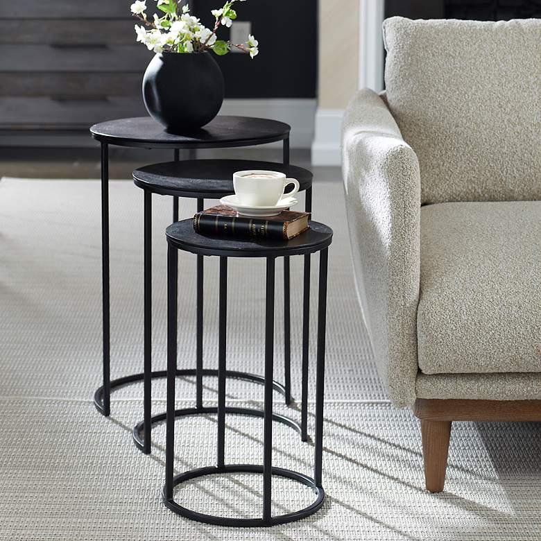 Image 3 Studio 55 Robin Rich Espresso Nesting Tables Set of 3 more views