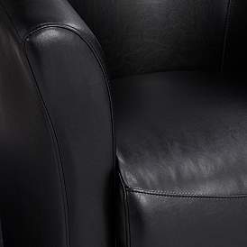 Image4 of Studio 55 Rocket Rivera Black Swivel Accent Chair more views