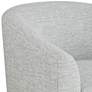 5_Studio 55D Barrel 30 3/4" Wide Gray Fabric Swivel Chair more views