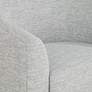 6_Studio 55D Barrel 30 3/4" Wide Gray Fabric Swivel Chair more views
