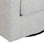 7_Studio 55D Barrel 30 3/4" Wide Gray Fabric Swivel Chair more views