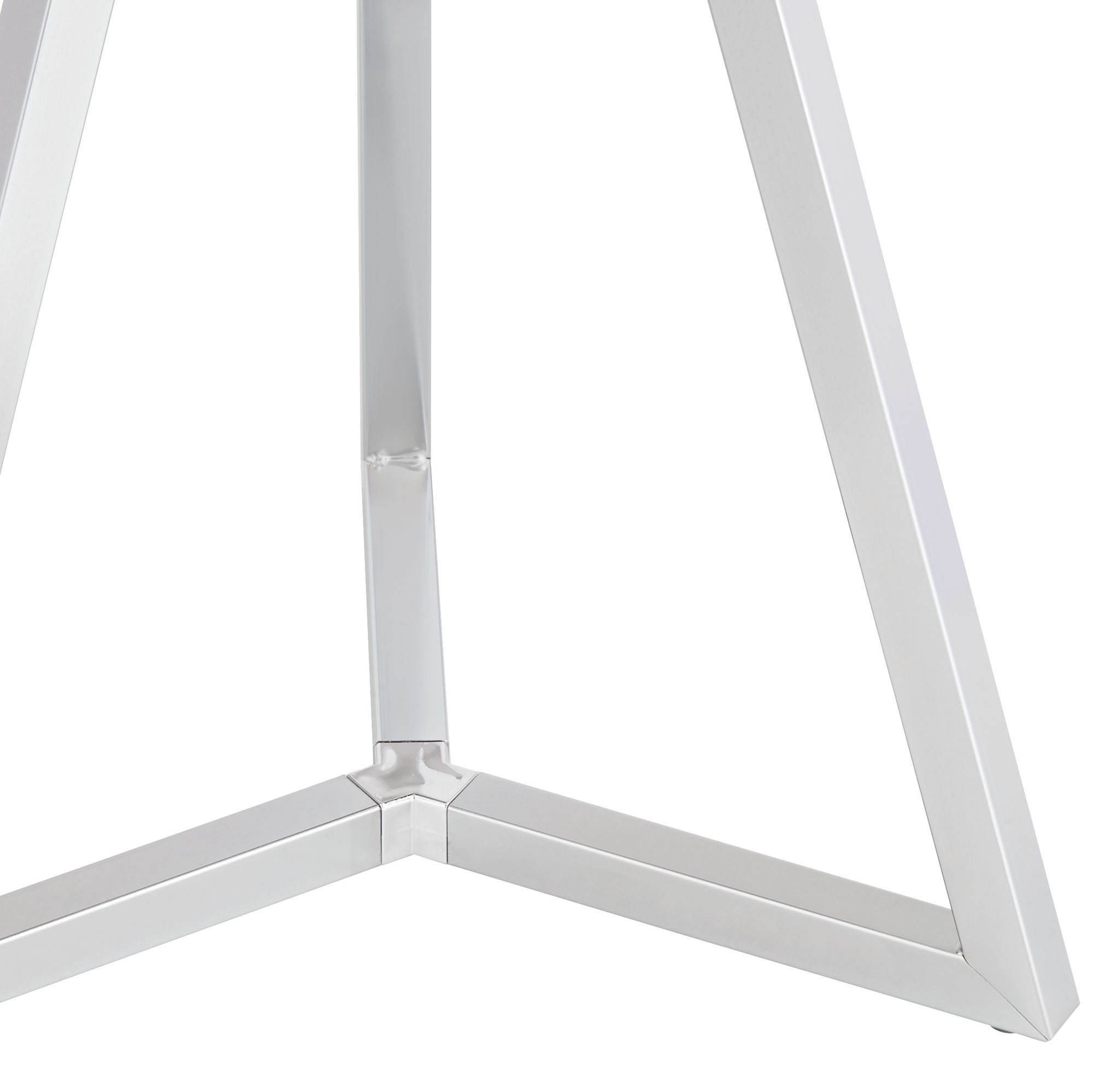 Image 4 Studio 55D Carrie 18 1/4" High Modern Glass and Chrome End Table more views