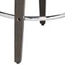 6_Studio 55D Carson 23 1/2" Black and Gray Swivel Modern Counter Stool more views