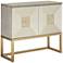 Studio 55D Fleming 39" Wide Modern Luxe Accent Cabinet