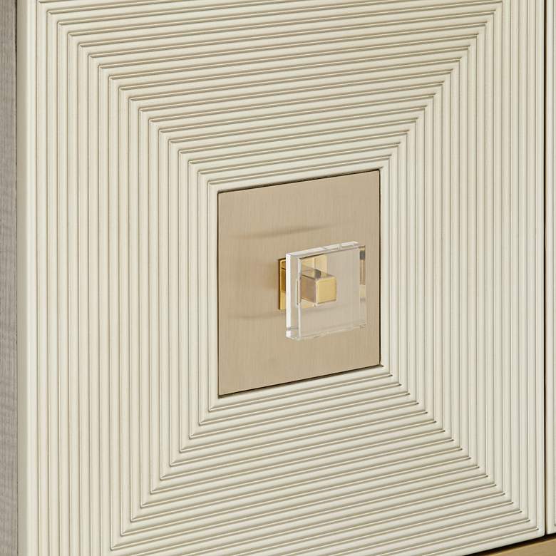 Image 5 Studio 55D Fleming 39" Wide Modern Luxe Accent Cabinet more views