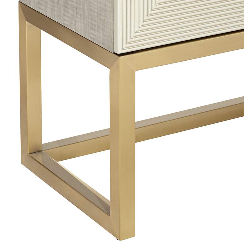 Image 6 Studio 55D Fleming 39" Wide Modern Luxe Accent Cabinet more views
