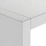 Studio 55D Jessa 50" Wide Gloss White Bar Table