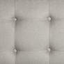 4_Studio 55D Kai 82 3/4" Wide Light Gray Herringbone Tufted Sofa more views
