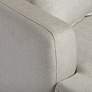 5_Studio 55D Kai 82 3/4" Wide Light Gray Herringbone Tufted Sofa more views