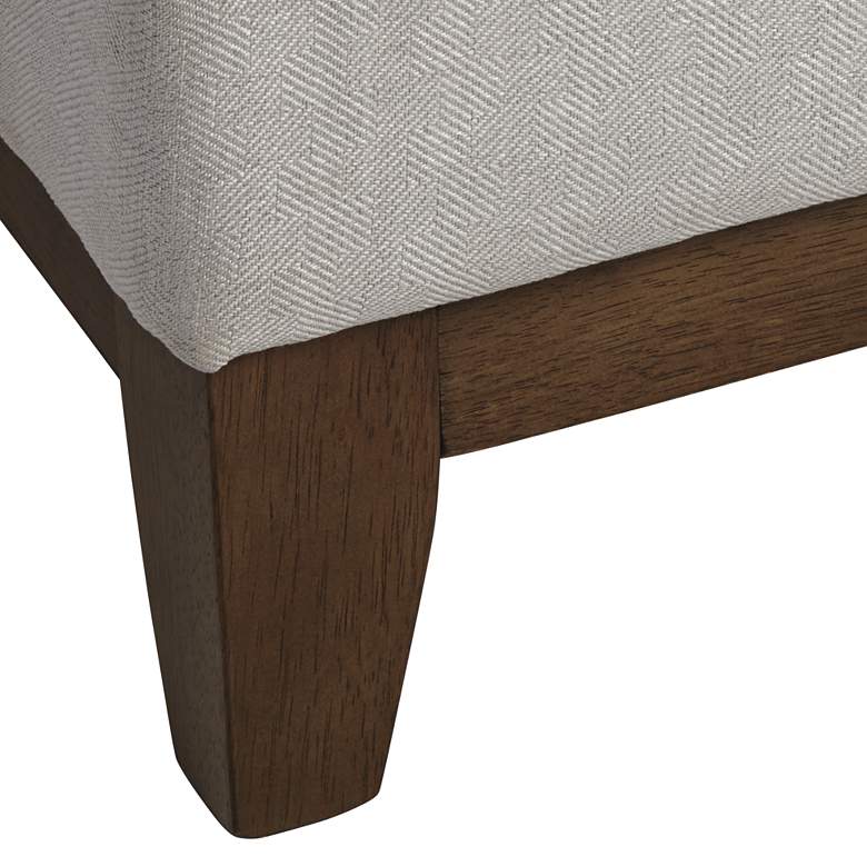 Image 6 Studio 55D Kai 82 3/4" Wide Light Gray Herringbone Tufted Sofa more views
