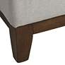 6_Studio 55D Kai 82 3/4" Wide Light Gray Herringbone Tufted Sofa more views
