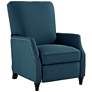 2_Studio 55D Katy 29" Wide Blue Linen Push Back Recliner Chair