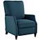Studio 55D Katy 29" Wide Blue Linen Push Back Recliner Chair