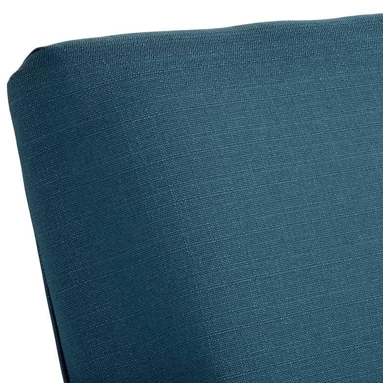 Image 3 Studio 55D Katy 29" Wide Blue Linen Push Back Recliner Chair more views
