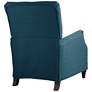 Studio 55D Katy 29" Wide Blue Linen Push Back Recliner Chair