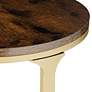 4_Studio 55D Keanu 15 1/4" Wide Light Bronze 3 Tier Side Table more views
