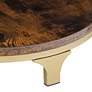 5_Studio 55D Keanu 15 1/4" Wide Light Bronze 3 Tier Side Table more views