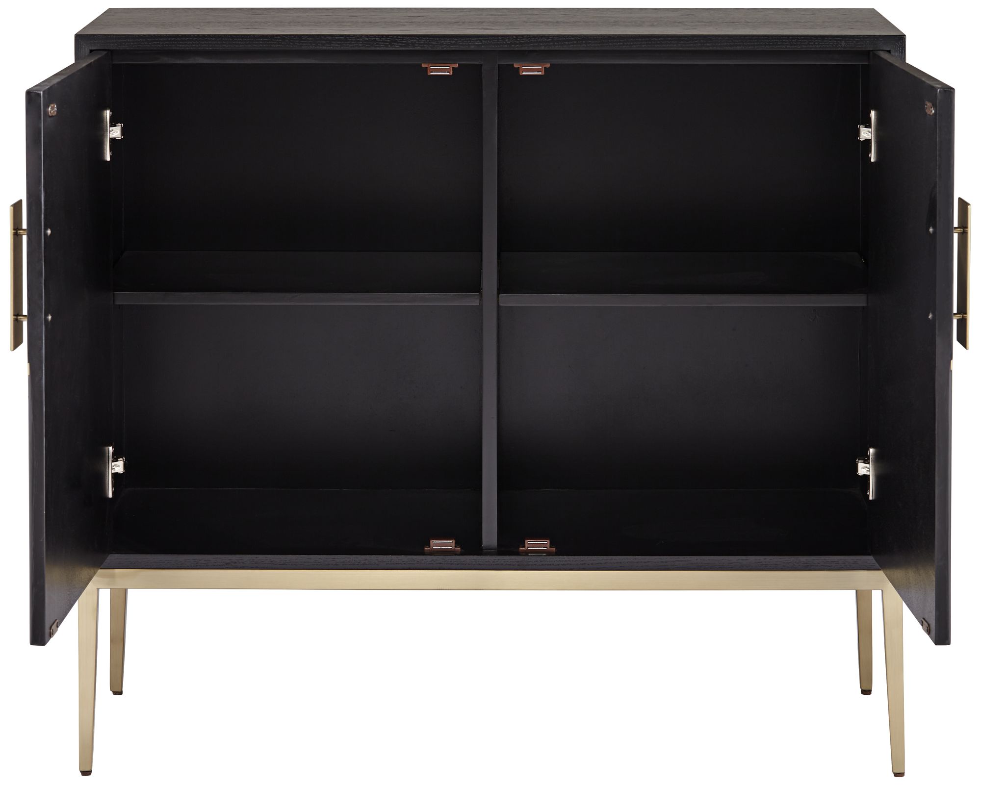 Image 7 Studio 55D Roma 39 1/2" Wide 4-Shelf Mid-Century Cabinet more views