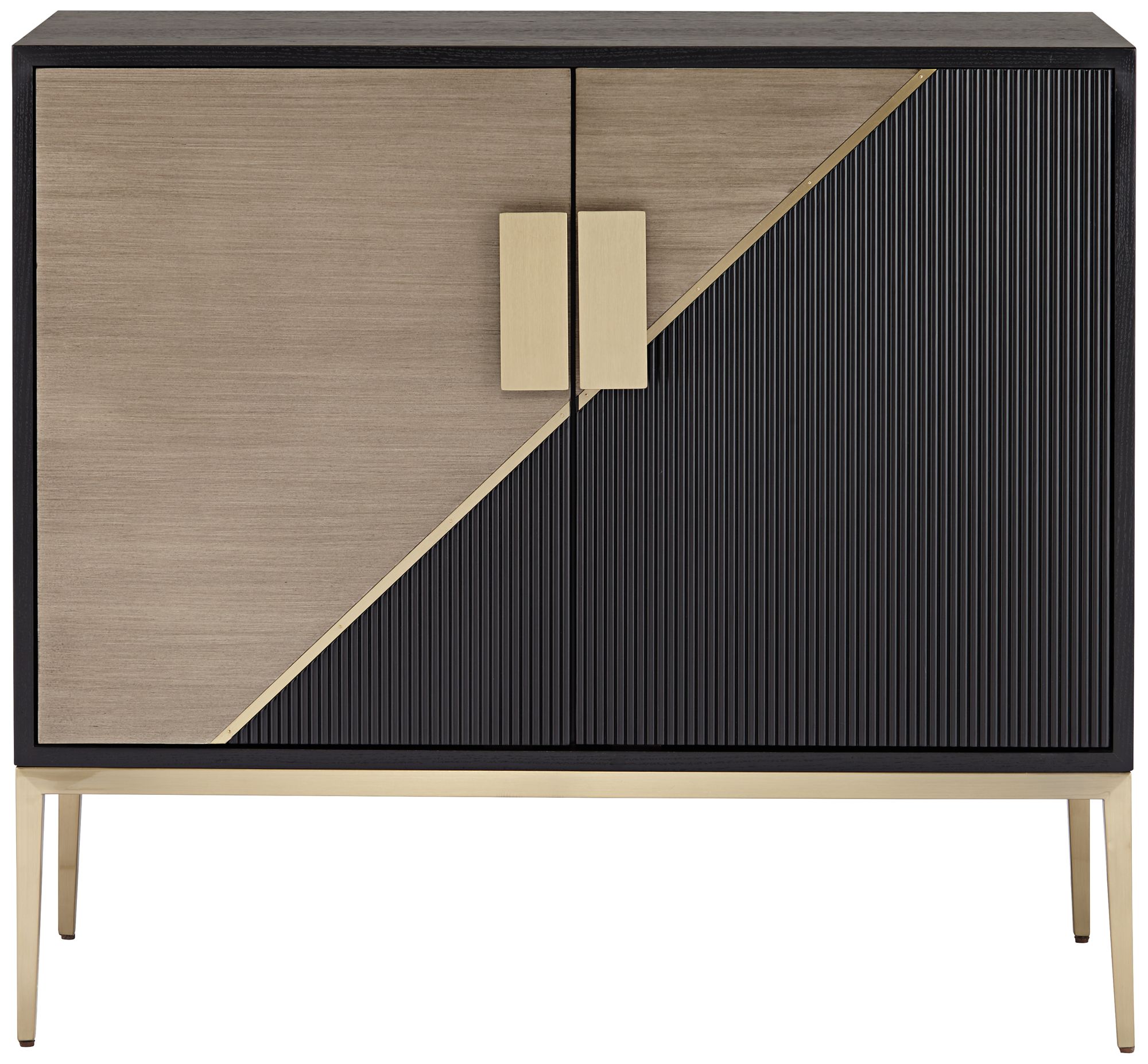 Studio 55D Roma 39 1/2" Wide 4-Shelf Mid-Century Cabinet