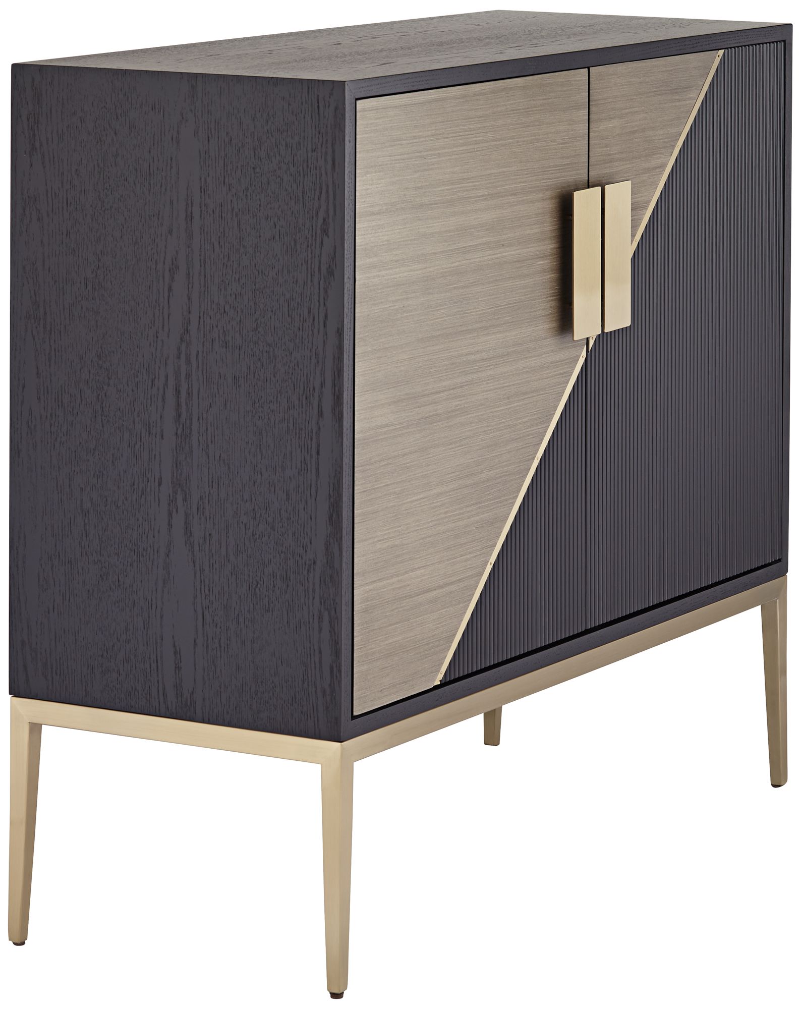 Studio 55D Roma 39 1/2" Wide 4-Shelf Mid-Century Cabinet