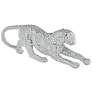3_Studio 55D Silver Prowling Leopard 17 1/2" Wide Accent Sculpture more views