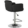 7_Studio 55D Trek Adjustable Black Faux Leather Swivel Bar Stools Set of 2 more views