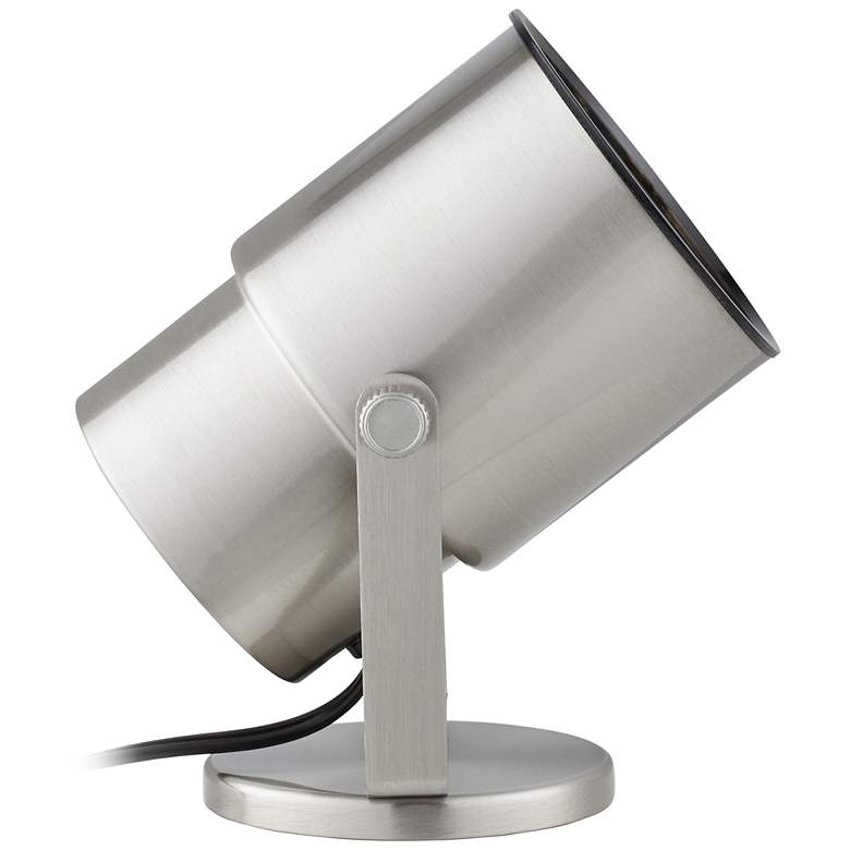 Image 4 Studio 8" Nickel Adjustable Plug-in Accent Uplights Set of 2 more views