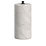 Studio Black Floor Lamp with White Marble Base in scene