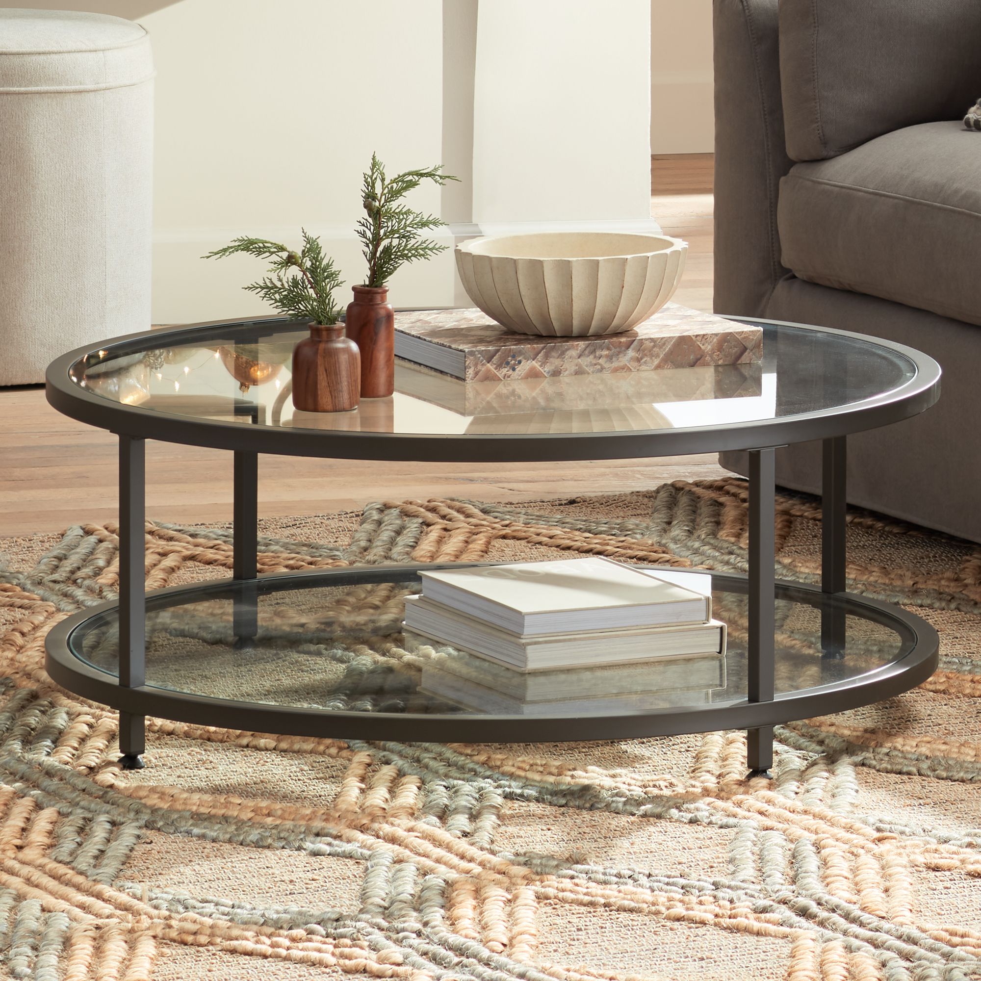 38 round coffee table