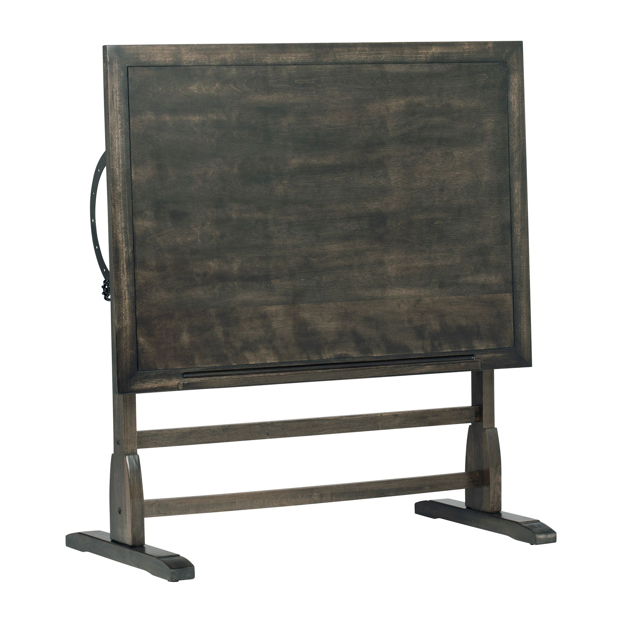 Studio Designs Vintage Wood Desk with 42" x 30" Adjustable Top-Black