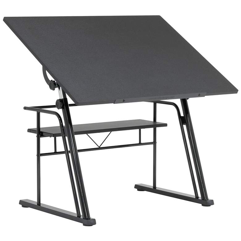 Image 1 Studio Designs Zenith Drafting Desk Height and Top Adjustable-Black