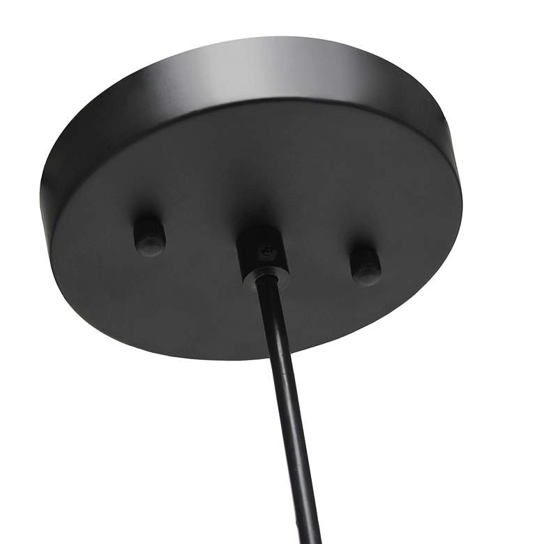 Image 4 Studio Loft 11 3/4" Wide Black Metal Mini Pendant more views