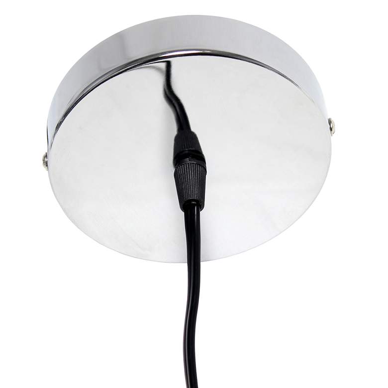 Image 3 Studio Loft 13 1/2" Wide Chrome Metal Pendant Light more views