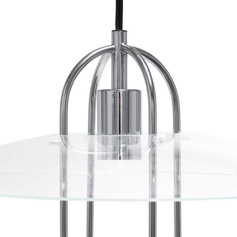Image 5 Studio Loft 13 1/2" Wide Chrome Metal Pendant Light more views