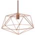 Studio Loft 16" Wide Rose Gold Metal Pendant Light