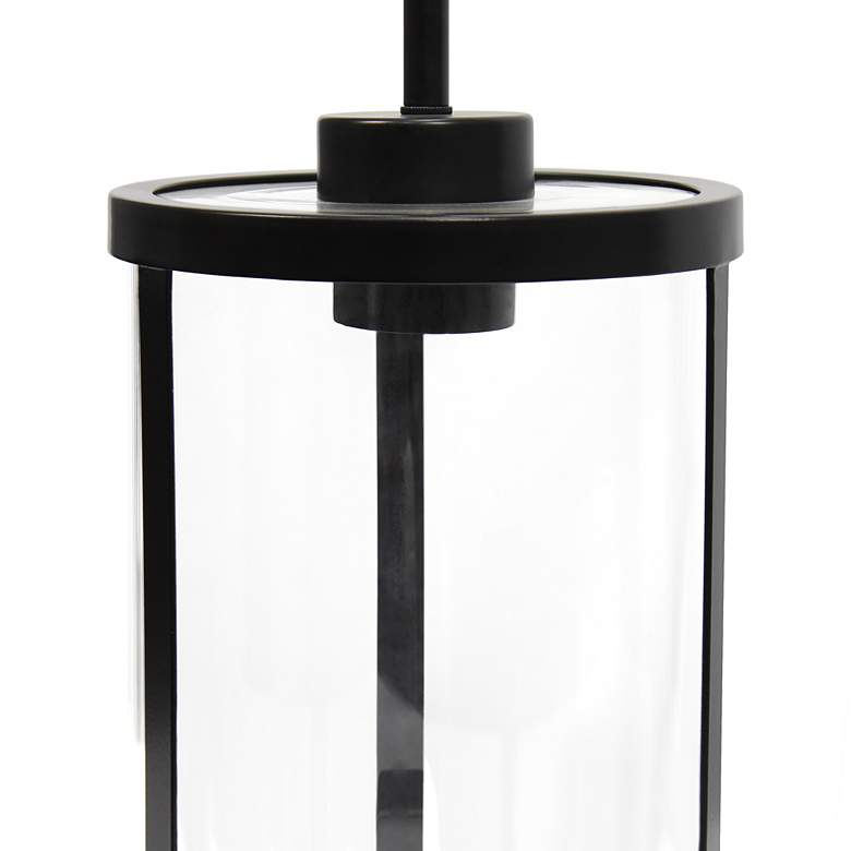 Image 3 Studio Loft 6 3/4" Wide Black Metal Mini Pendant more views
