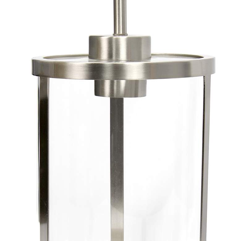 Image 3 Studio Loft 6 3/4" Wide Brushed Nickel Mini Pendant more views