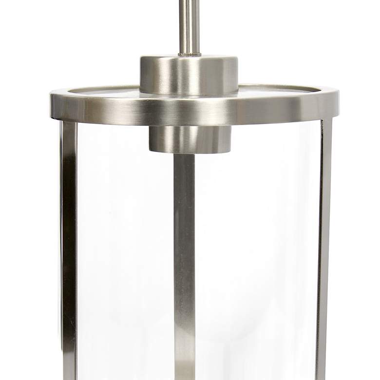 Image 3 Studio Loft 6 3/4 inch Wide Brushed Nickel Mini Pendant more views