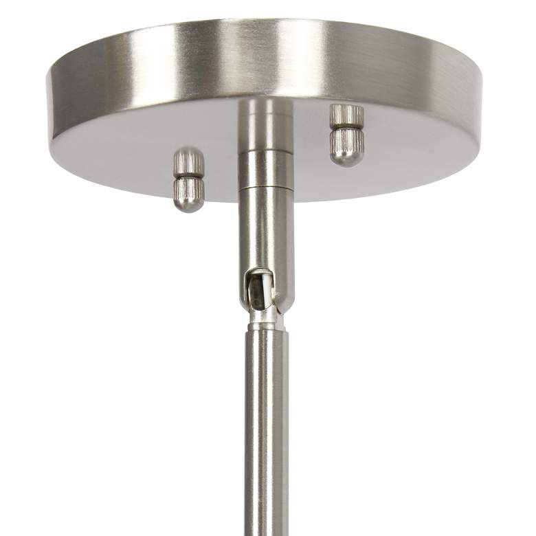 Image 5 Studio Loft 6 3/4 inch Wide Brushed Nickel Mini Pendant more views