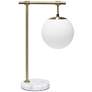 2_Studio Loft Antique Brass and Marble Globe Accent Table Lamp