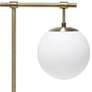 3_Studio Loft Antique Brass and Marble Globe Accent Table Lamp more views